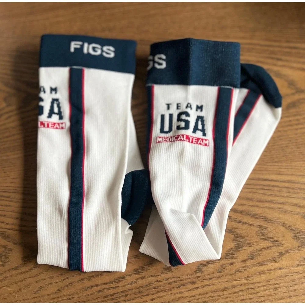 FIGS Compression Socks Team USA Large NWOT